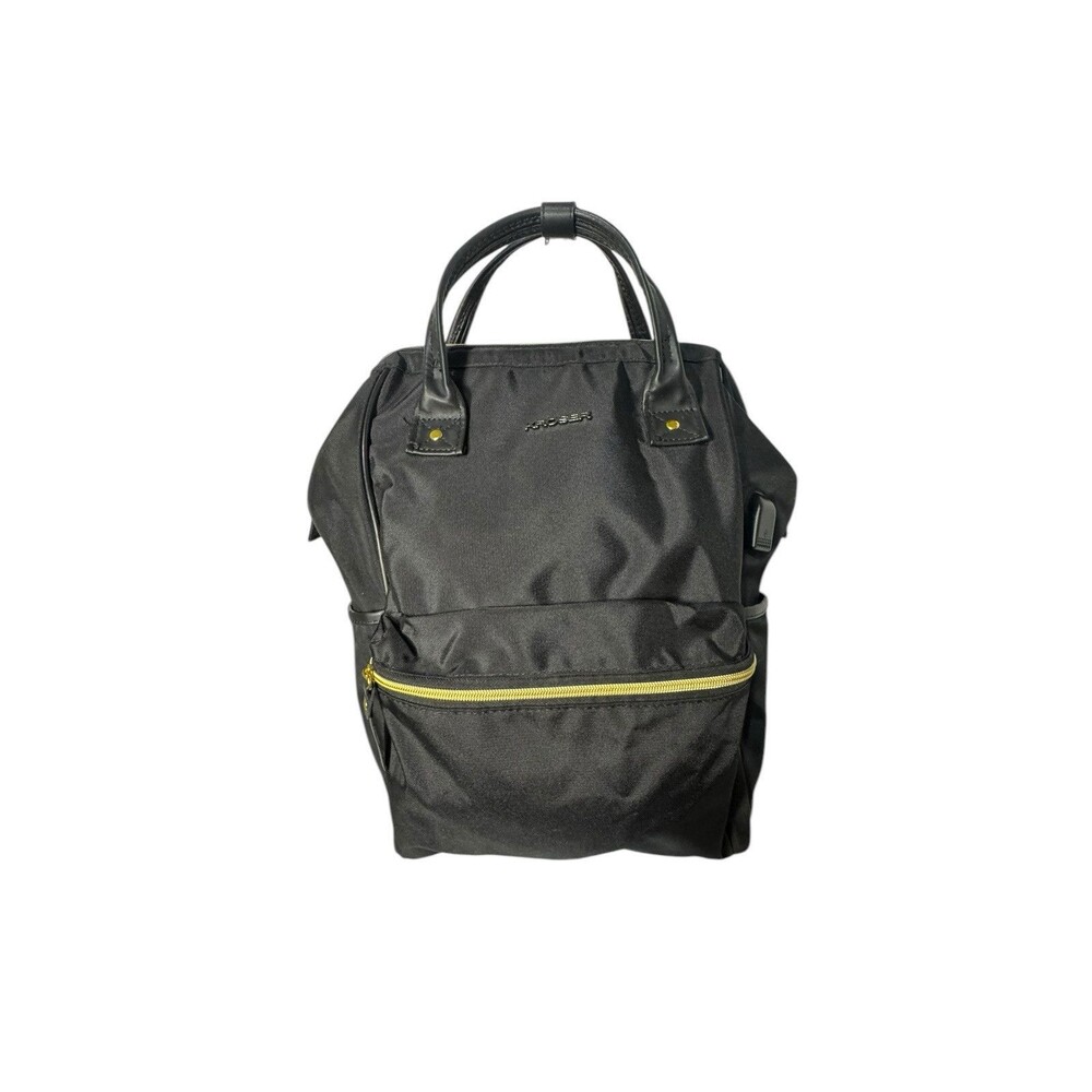 Kroser Unisex Large Black Laptop Tablet Backpack  w/Charging Port Work Travel
